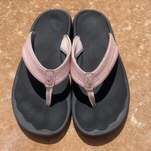Olukai "Ohana" women's flip flop sandal thong (Size: 7/Pink)